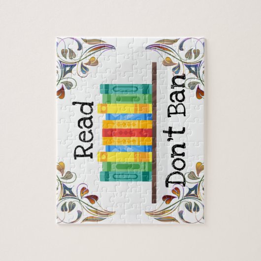 Lees niet versperren met Puzzle Legpuzzel (Verticaal)