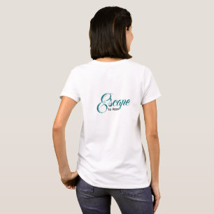 Lees om te Ontsnappen Boek Liefhebber T-Shirt Le