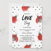 Lees onze kleine liefde bug lieveheersbeestje Baby Kaart (Voorkant)