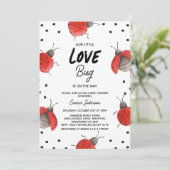 Lees onze kleine liefde bug lieveheersbeestje Baby Kaart (Staand voorkant)