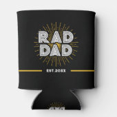 Lees papa cadeau aan vader moderne typografie blikjeskoeler (Achterkant)