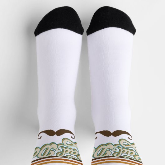 Lees papa retro strepen |  Vaderdag Sokken (Top)