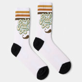 Lees papa retro strepen |  Vaderdag Sokken (Rechts)