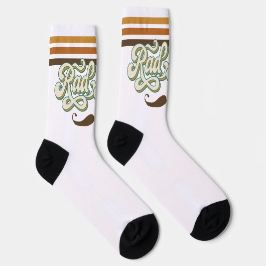 Lees papa retro strepen |  Vaderdag Sokken (Rechts)