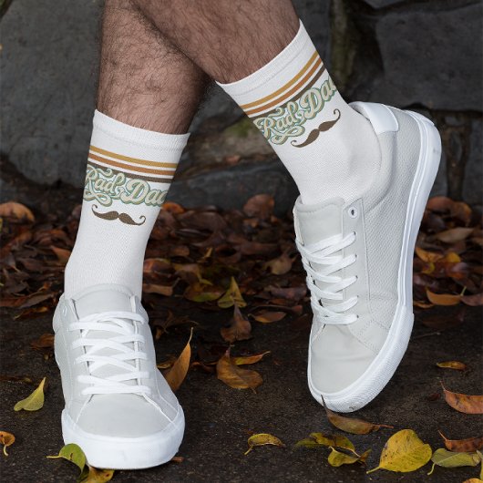 Lees papa retro strepen |  Vaderdag Sokken