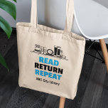 Lees Return Repeat Bibliotheek Boek Liefhebbers Tote Bag<br><div class="desc">Lees Terugkeer Bibliotheek Boek Liefhebbers Canvas tas</div>
