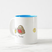 Lees Rocks Funny Book Coffee Mok (Voorkant links)