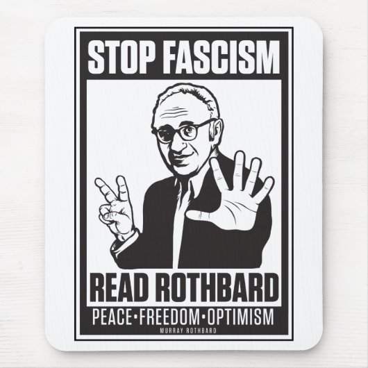 Lees Rothbard Mousepad Muismat (Voorkant)
