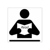 Lees Rubberstempel (Afrduk)