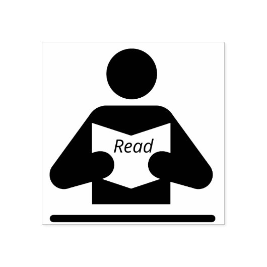 Lees Rubberstempel (Afrduk)