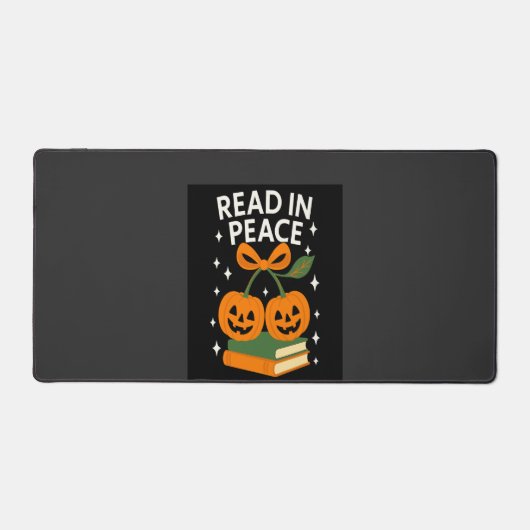 Lees rustig uit grappig Halloween-boek Bureaumat (Voorkant)