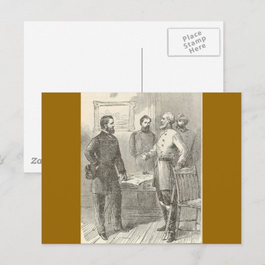 Lee's Surrender Briefkaart (Voorkant / Achterkant)