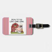 Lees 'til de Koeien naar huis komen Bagagelabel (Voorkant horizontaal)