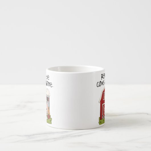 Lees 'til de Koeien naar huis komen Espresso Kop (Voorkant)