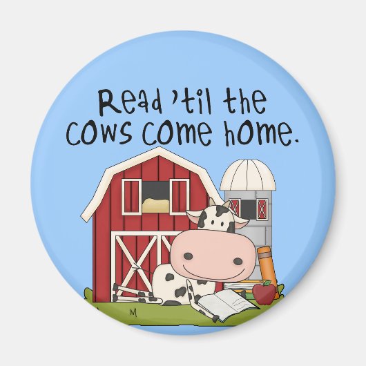 Lees 'til de Koeien naar huis komen Magneet (Voorkant)