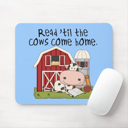 Lees 'til de Koeien naar huis komen Muismat (Met muis)