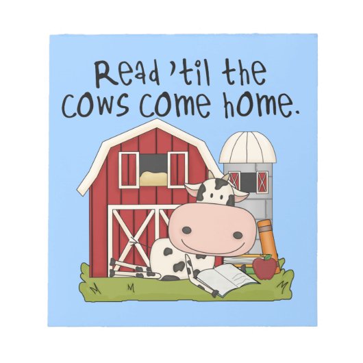 Lees 'til de Koeien naar huis komen Notitieblok (Voorkant)
