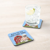 Lees 'til de Koeien naar huis komen Onderzetter (Rechterzijde)