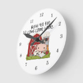 Lees 'til de Koeien naar huis komen Ronde Klok (Hoek)