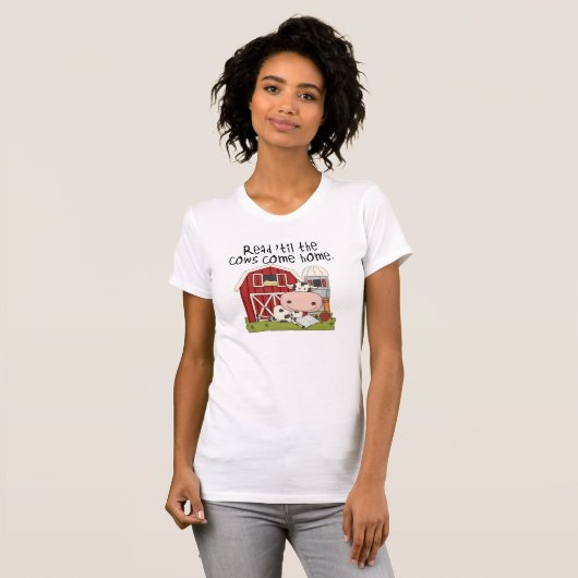 Lees 'til de Koeien naar huis komen T-shirt (Voorkant volledig)