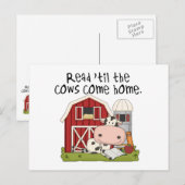 Lees 'totdat de Koeien thuiskomen Briefkaart (Voorkant / Achterkant)