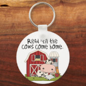 Lees 'totdat de Koeien thuiskomen Sleutelhanger (Voorkant)