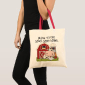 Lees 'totdat de Koeien thuiskomen Tote Bag (Voorkant (product))
