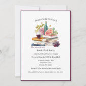 Lees tussen de wijnen, boekenclub kaart (Voorkant)