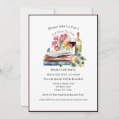 Lees tussen de wijnen, boekenclub kaart (Voorkant)