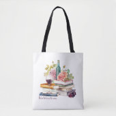 Lees tussen de wijnen tote bag (Voorkant)