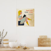 Lees uw bijbel, kind poster (Keuken)