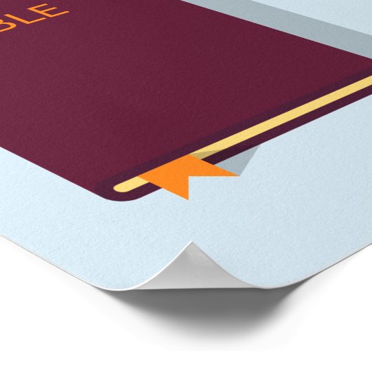 Lees uw bijbel poster (Hoek)