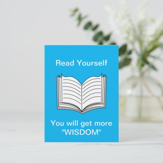 Lees uw eigen Inspirerend prijsopgave Briefkaart (Staand voorkant)