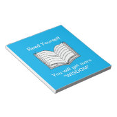 Lees uw eigen Inspirerend prijsopgave Notitieblok (Schuin)