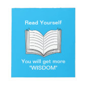 Lees uw eigen Inspirerend prijsopgave Notitieblok (Voorkant)