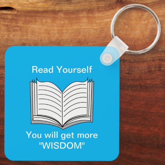 Lees uw eigen Inspirerend prijsopgave Sleutelhanger (Achterkant)