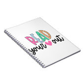 Lees uw hartverwarmingstoestel uit voor leraar vro notitieboek (Rechterzijde)