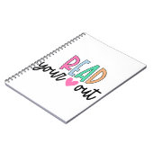 Lees uw hartverwarmingstoestel uit voor leraar vro notitieboek (Linkerzijde)