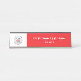 Lees uw Logo Modern Desk Name Bord Bureau Naambordje