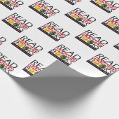 Lees verboden boeken deze kerst cadeaupapier (Hoek)