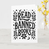 Lees verboden boeken kaart (Gele Bloem)