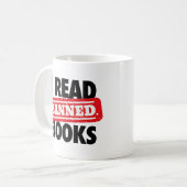 Lees Verboden Boeken Mok (Voorkant links)
