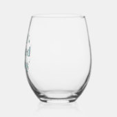 Lees verboden boeken Retro belettering Wijnglas Zonder Voet (Links)