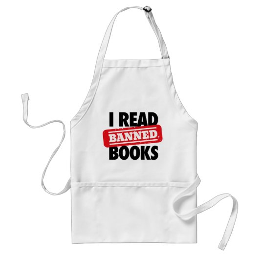 Lees Verboden Boeken Schort (Voorkant)