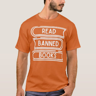 LEES VERBODEN BOEKEN SHIRT, BOEKLADVERLIES SHIRT, T-SHIRT