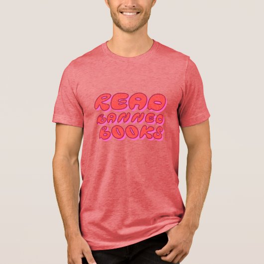 Lees Verboden Boeken Tri-Blend Shirt (Voorkant)