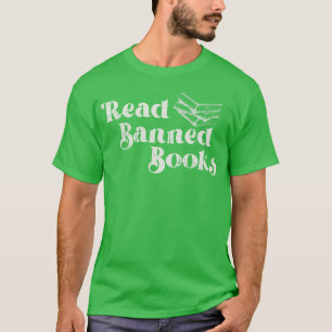 Lees Verboden Boeken Wit T-shirt