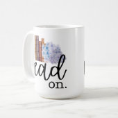 Lees verder (met Hydrangeas) Koffiemok (Voorkant links)