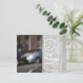 Lees wat je New York City Graffiti foto NYC ziet Briefkaart (Staand voorkant)