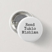 Lees Yukio Mishima Ronde Button 3,2 Cm (Voorkant /achterkant)